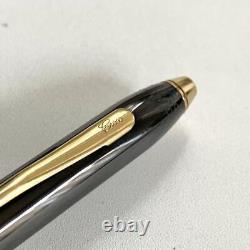 Discontinued Old Model Cursive CROSS Townsend Ballpoint Pen Titanium Gold