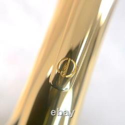 Dunhill Ballpoint Pen AD1800 Mirror Gold Finish with Case & Card