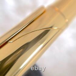 Dunhill Ballpoint Pen AD1800 Mirror Gold Finish with Case & Card