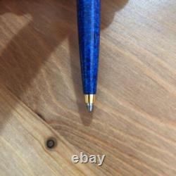 Dunhill Ballpoint Pen Gemline Rare Lapis Lazuli Blue Marble Lacquer Gold