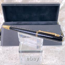 Dunhill Ballpoint Pen Sidecar Black Resin Gold Finish with Case&Card