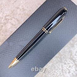 Dunhill Ballpoint Pen Sidecar Black Resin Gold Finish with Case&Card