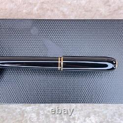 Dunhill Ballpoint Pen Sidecar Black Resin Gold Finish with Case&Card