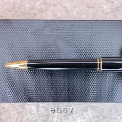 Dunhill Ballpoint Pen Sidecar Black Resin Gold Finish with Case&Card