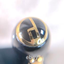 Dunhill Ballpoint Pen Sidecar Black Resin Gold Finish with Case&Card