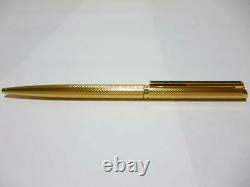 Dunhill Gem line Gold&Black Ballpoint Pen wz/Box Super Rare Excellent Mint F/S