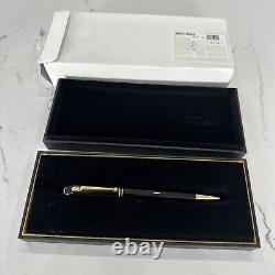 Dunhill Sidecar roller ball pen black resin and gold