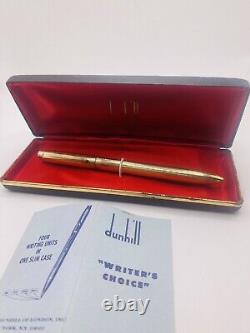 Dunhill Writers Choice Gold Plated Multipen 1970's Germany 3 Colours 1 Pencil