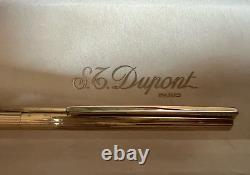 Dupont Classic Gold Plated Ballpoint Pen Writes With Some Scratches Deal