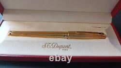 Dupont Olympio Orpheo Ballpoint Pen Gold Plated. Rare