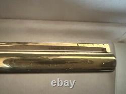 Dupont Silver 925 Gold Plated Ballpoint Pen With Hallmarks Warranty Case