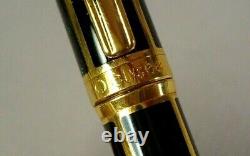 ELYSEE Parthenon Ballpoint Pen & Mechanical Pencil Set, Black/Gold Stripes, Case