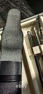 Elysee Caprice Gray Lacquer Ballpoint & Fountain Pen Set