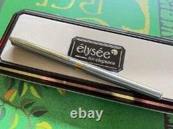 Elysee Dynamic Stainless Steel 24K Goldfilled World Map Rollerball Pen