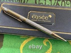 Elysee Gold Platinum Bi-Color Barleycorn Ballpoint Pen