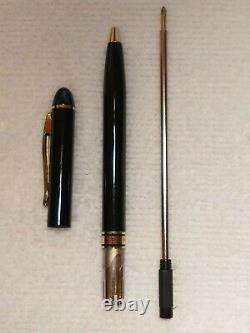 Etienne Aigner Luxury Ballpoint Black With Glod Trim Vintage Collectible Pen
