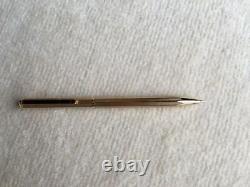 GIVENCHY Ballpoint Pen Gold in Case New Old Stock