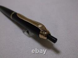 Geha Hermetic Black & Gold Plated Ballpoint Pen