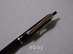 Geha Hermetic Black & Gold Plated Ballpoint Pen
