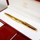 Goku Shipping Included Cartier Ballpoint Pen Must Gold