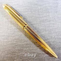 Goku Shipping Included Cartier Ballpoint Pen Must Gold