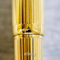 Goku Shipping Included Cartier Ballpoint Pen Must Gold