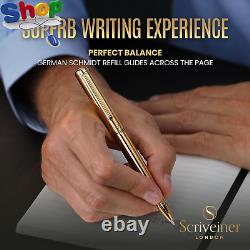 Gold Ballpoint Pen Stunning Luxury Pen with 24K Gold Finish, Schmid