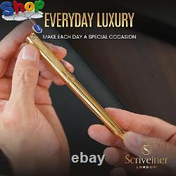 Gold Ballpoint Pen Stunning Luxury Pen with 24K Gold Finish, Schmid