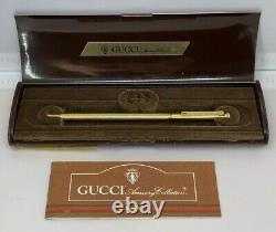 Gucci Cap Type Ballpoint Pen Gold