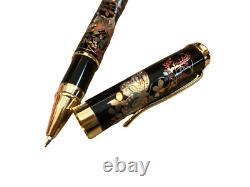 Japan Gold Leaf Crafts Kaga Ballpoint Pen/Ma-ki-e? Burttefly