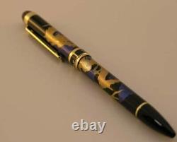 Japanese Lacquer & Gold Mechanical Pencil & Ballpoint Pen Dragon NWB