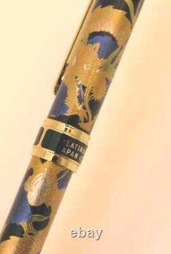 Japanese Lacquer & Gold Mechanical Pencil & Ballpoint Pen Dragon NWB