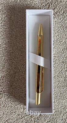 Jean Paul Gaultier Gold Pen (Brand New) Ruler and Screwdriver Vintage