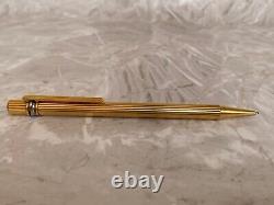 Le must De Cartier Ballpoint Rollerball Pen Gold Plated made in France