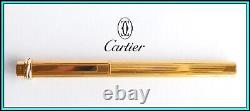 Les MUST de CARTIER Vendome Trinity Ballpoint Pen Gold Plated Ready to Use