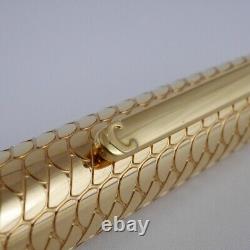 Louis Cartier Gold Plated Limited Edition Ballpoint Pen with Box RARE