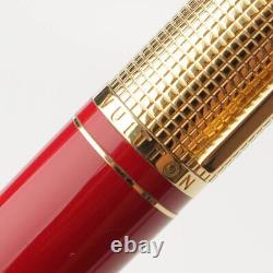 Louis Vuitton Ballpoint Pen Doc Red Lacquer Gold Plate WithCase&Papers Vintage