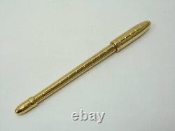 Louis Vuitton Ballpoint Pen Gold Stylo for Agenda Used