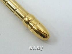 Louis Vuitton Ballpoint Pen Gold Stylo for Agenda Used