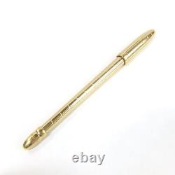 Louis Vuitton Giveaway Ballpoint Pen Gold Stylo for Agenda without Box JP