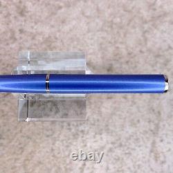 Louis Vuitton Jet Ligne Ballpoint Pen Blue Lacquer Palladium Finish