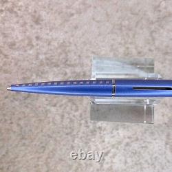 Louis Vuitton Jet Ligne Ballpoint Pen Blue Lacquer Palladium Finish