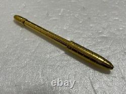 Louis Vuitton N75007 Ballpoint Pen Stylo Agenda PM Gold Used from Japan