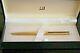 Luxurious Gold-plated Dunhill Gemline Twisted Ballpoint Pen Made In German