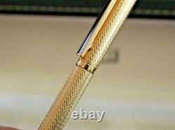 Luxurious Gold-plated DUNHILL Gemline Twisted Ballpoint Pen made in German