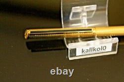 Luxurious Gold-plated DUNHILL Gemline Twisted Ballpoint Pen made in German