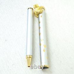 MIKIMOTO Ballpoint Pen Teddy Bear Bookmarker Limited set Pearl Silver Gold withBox