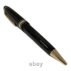 MONTBLANC Luxurious Ballpoint Pen Meisterstück Twist Black x Gold Pre-ownedKU202