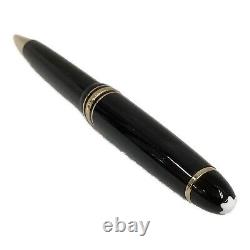 MONTBLANC Luxurious Ballpoint Pen Meisterstück Twist Black x Gold Pre-ownedKU202