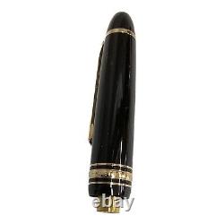 MONTBLANC Luxurious Ballpoint Pen Meisterstück Twist Black x Gold Pre-ownedKU202